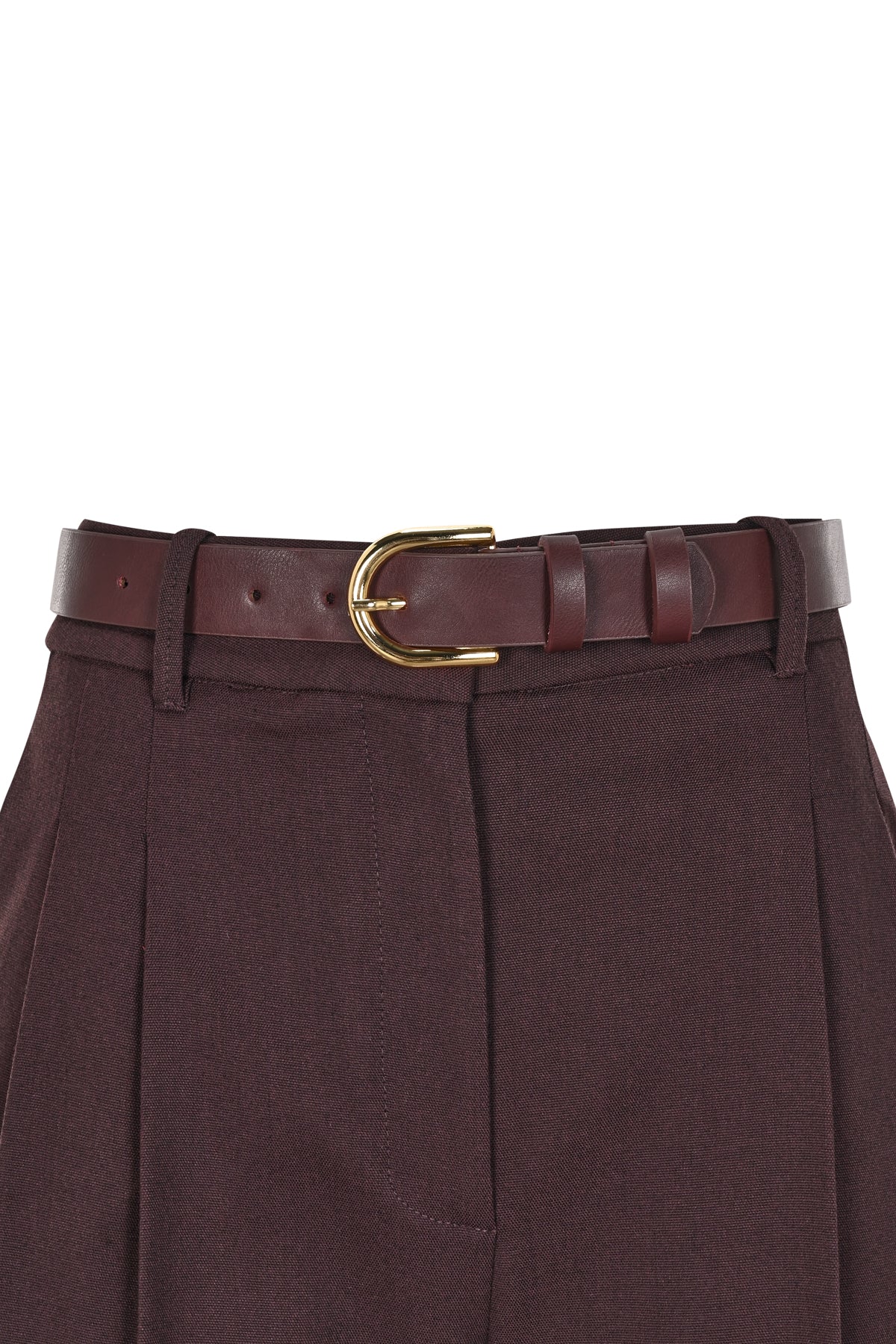 Adel belt burgundy