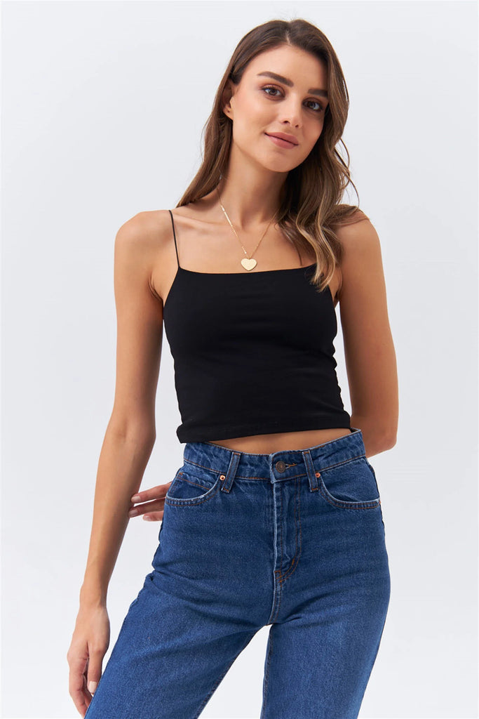 Top With Rope Crop top with rope hanger | Leya Boutique