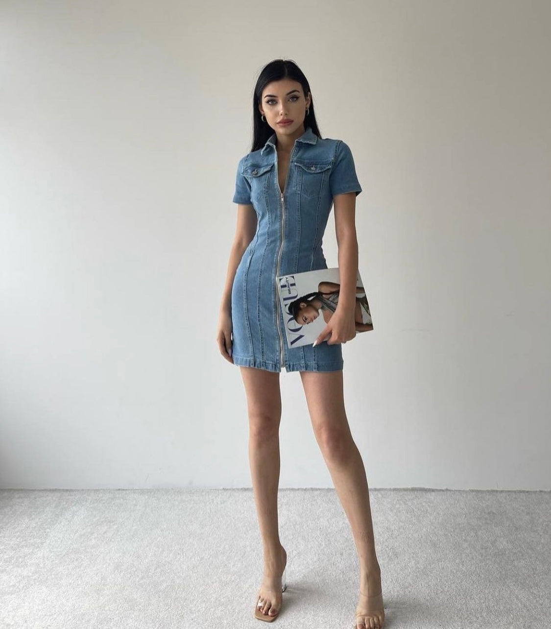 diva denim dress Diva Denim Dress--Will Ship The Week Of 7/13/26