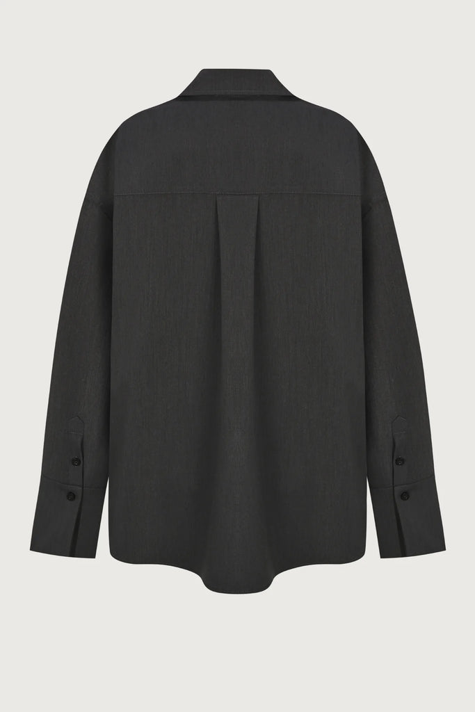 Lana shirt  dark grey