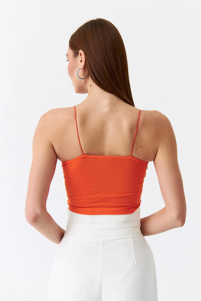 Top With Rope Crop top with rope hanger | Leya Boutique
