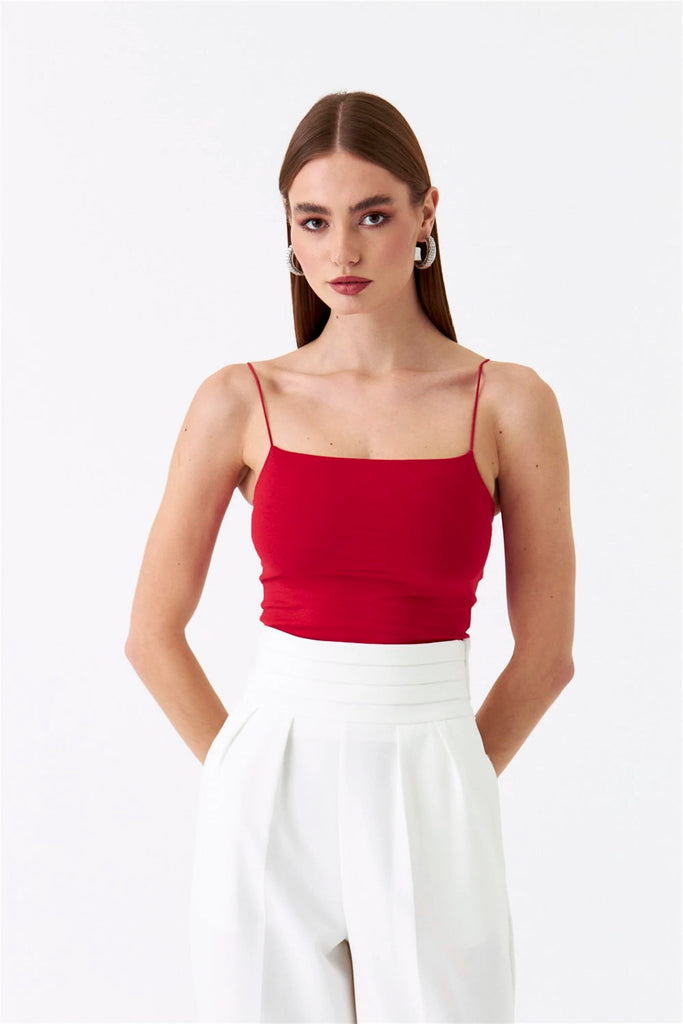 Top With Rope Crop top with rope hanger | Leya Boutique