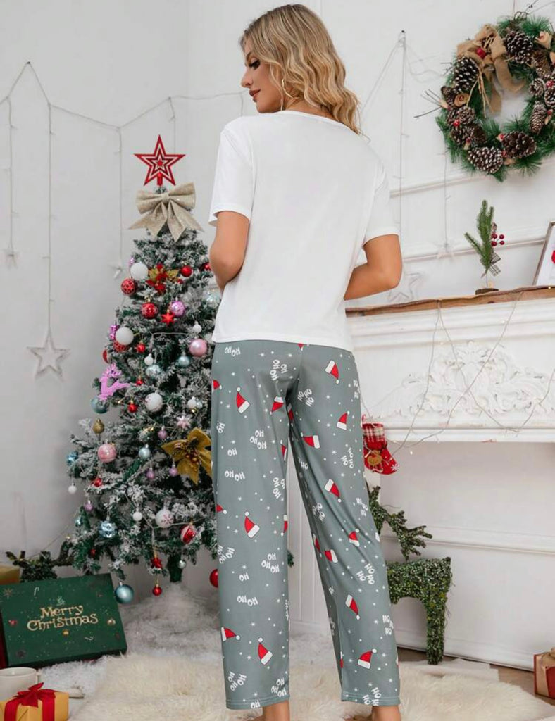 Santa's sweetie pajama set