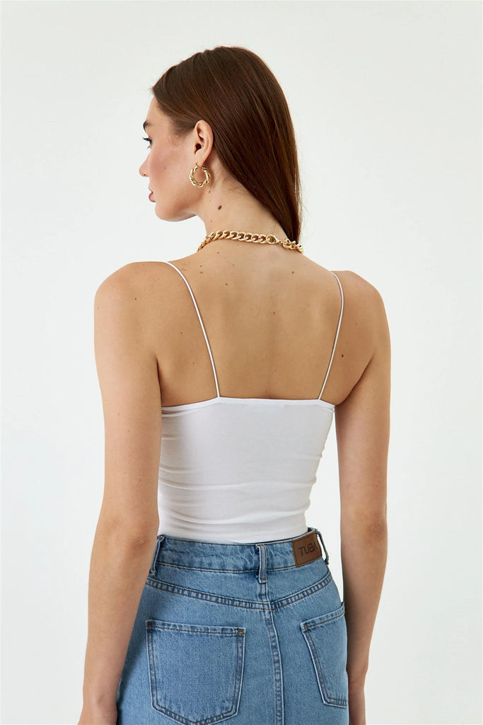 Top With Rope Crop top with rope hanger | Leya Boutique