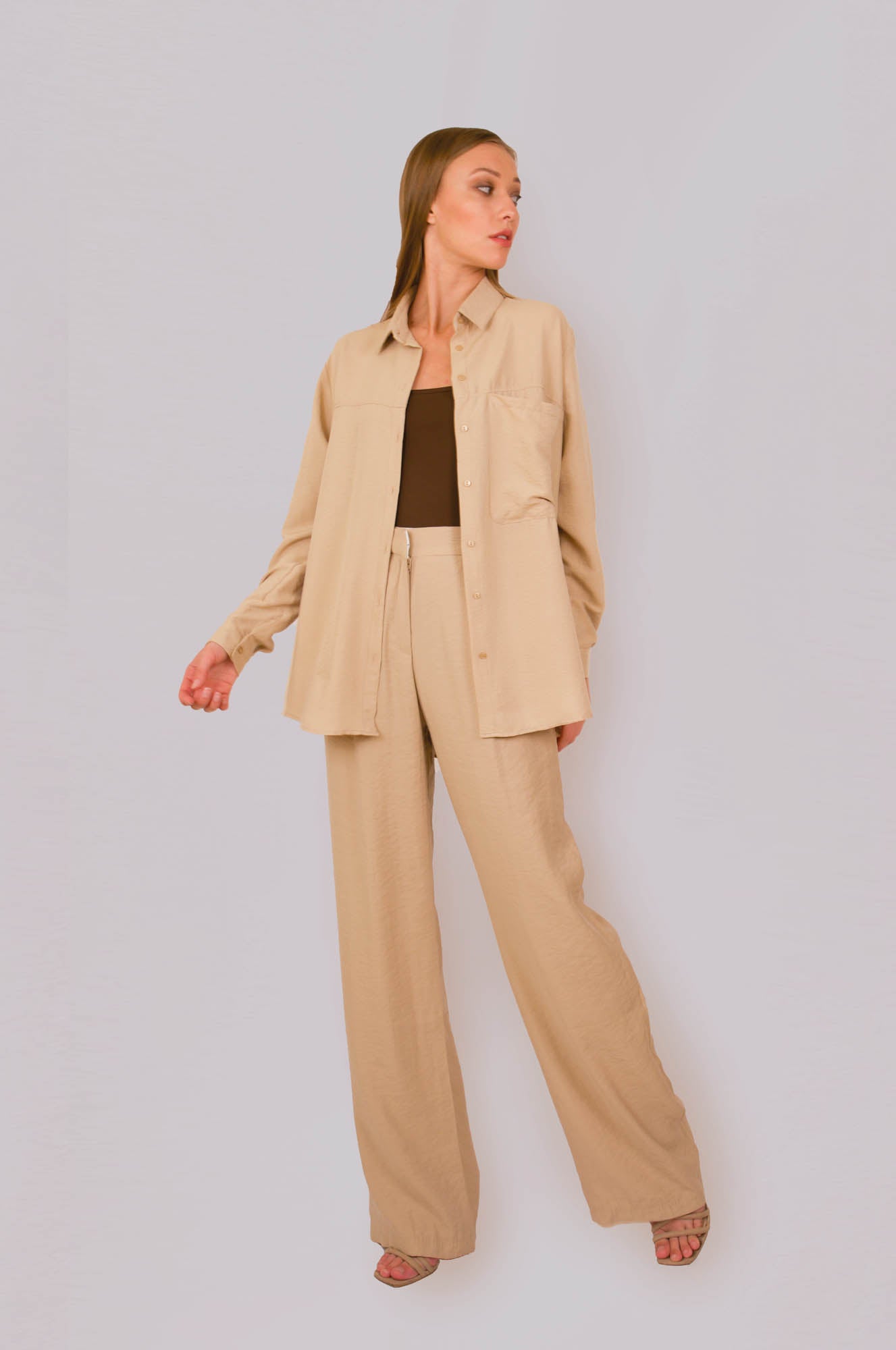 Cotton Shirt With Chest Pocket