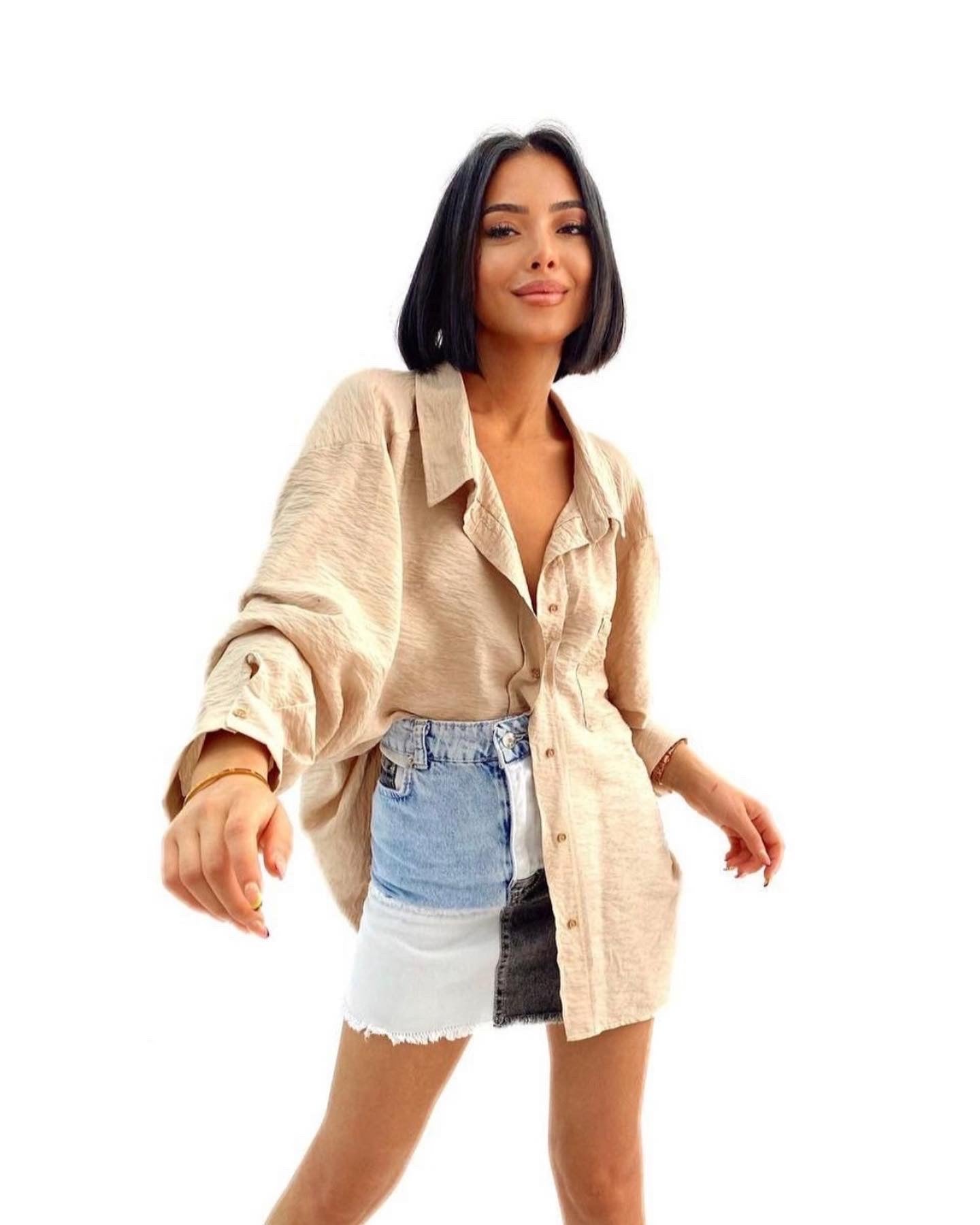 Cotton Shirt With Chest Pocket